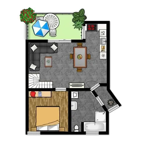 Haus Ostseeduene Whg 14 * Boltenhagen (Ostseebad)